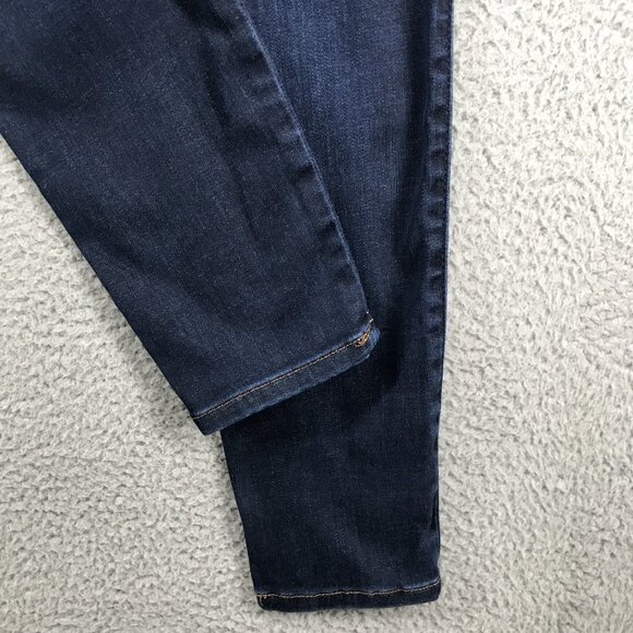 MOTT & BOW Jeans Womens Size 32x28 Jane Skinny High Rise Dark Wash Stretch Denim - Picture 3 of 13